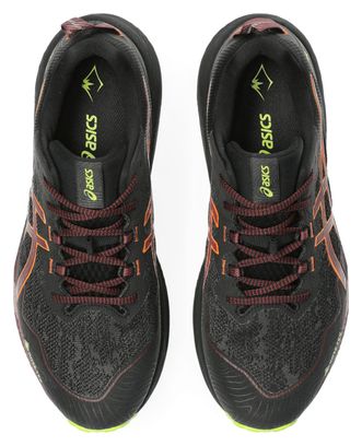 Chaussures Trail Asics GEL-Trabuco 11 GTX Noir Rouge Homme