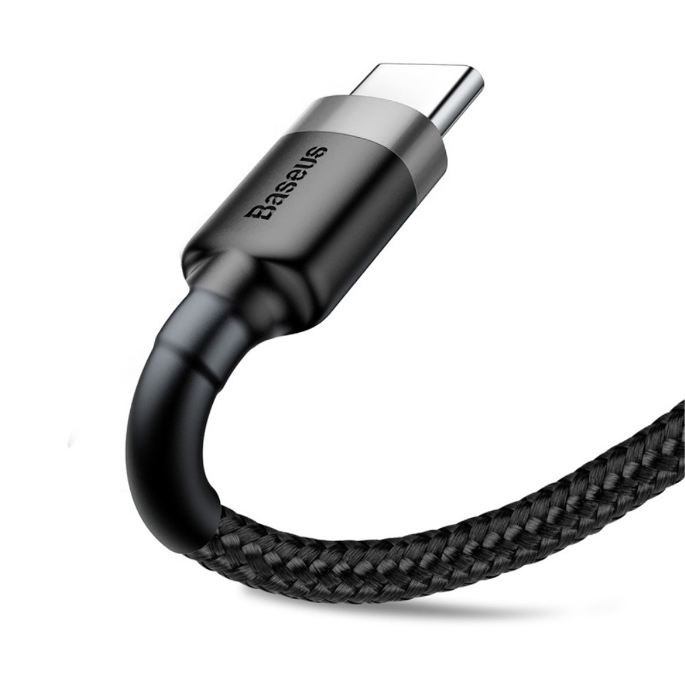 (2m/2A) USB C auf USB A 480Mbps Schnellladekabel Datenkabel - Schwarz