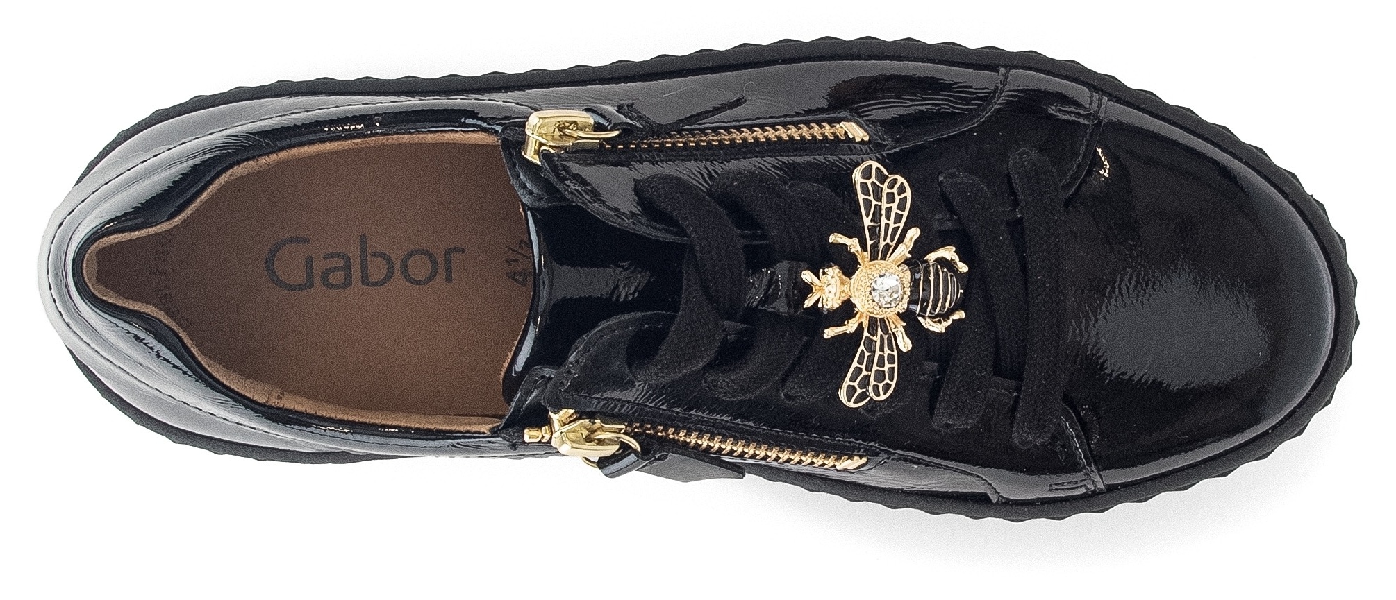 Gabor Plateausneaker  mit Best Fitting-Ausstattung, Freizeitschuh, Halbschuh, Schnürschuh