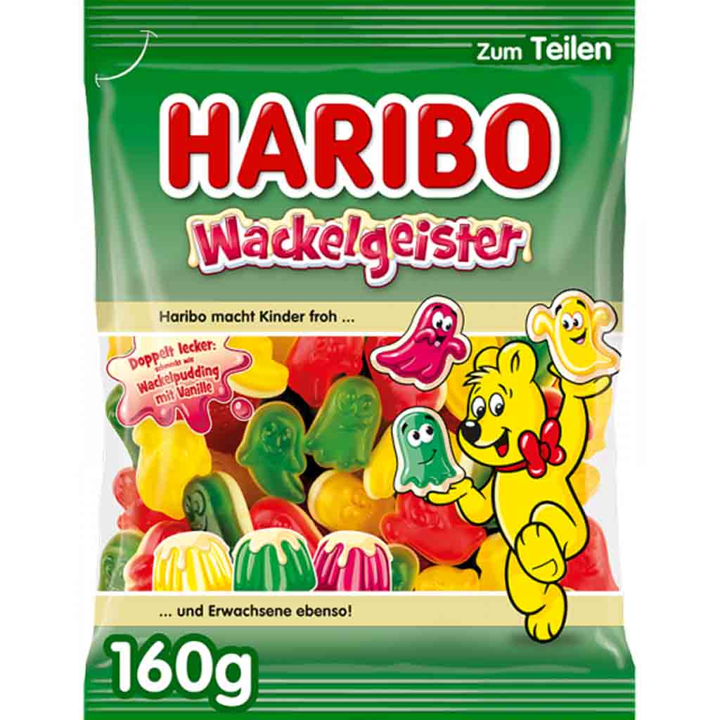 Haribo Wackelgeister 160g MHD:28.10.25