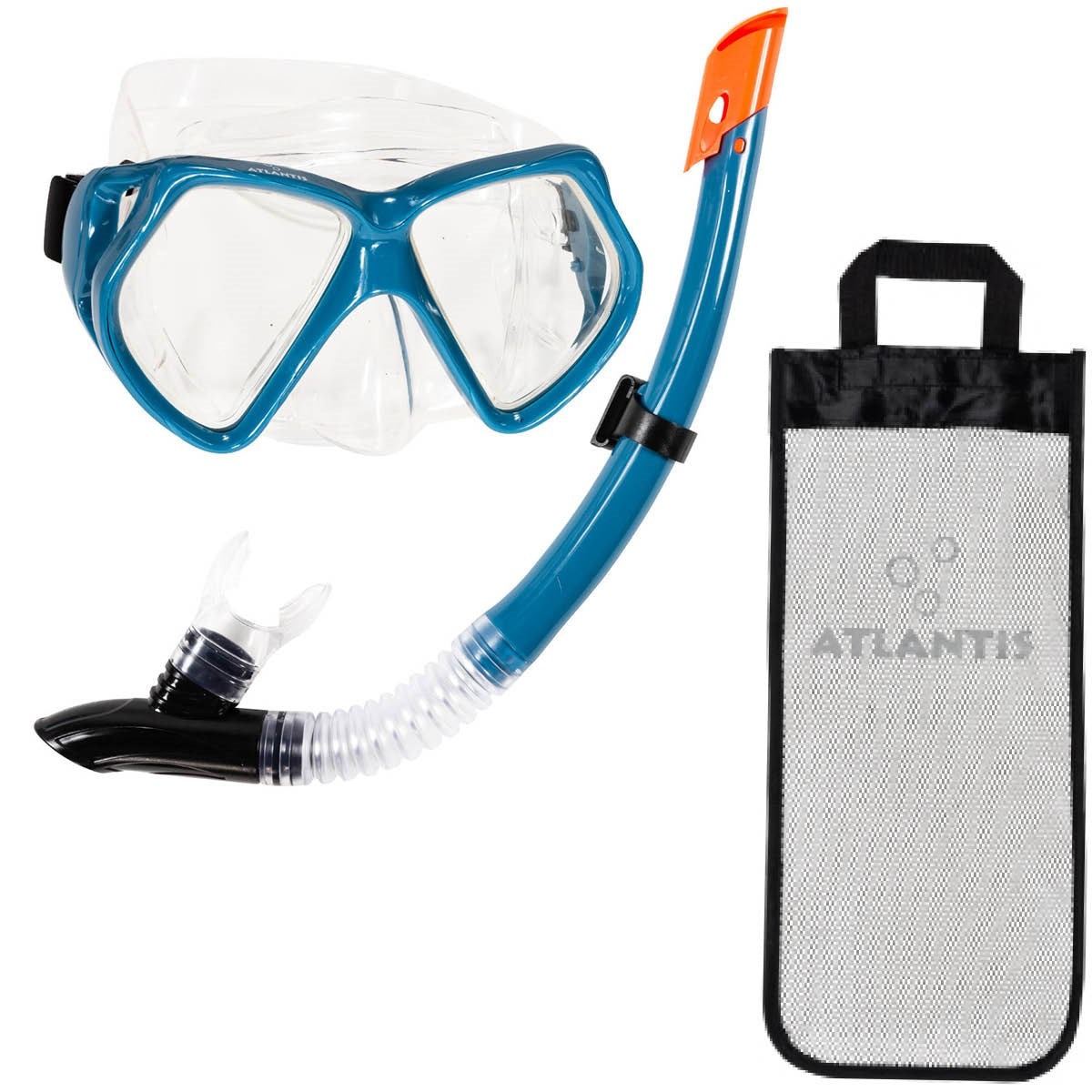 Atlantis Andros Snorkelset - Blue