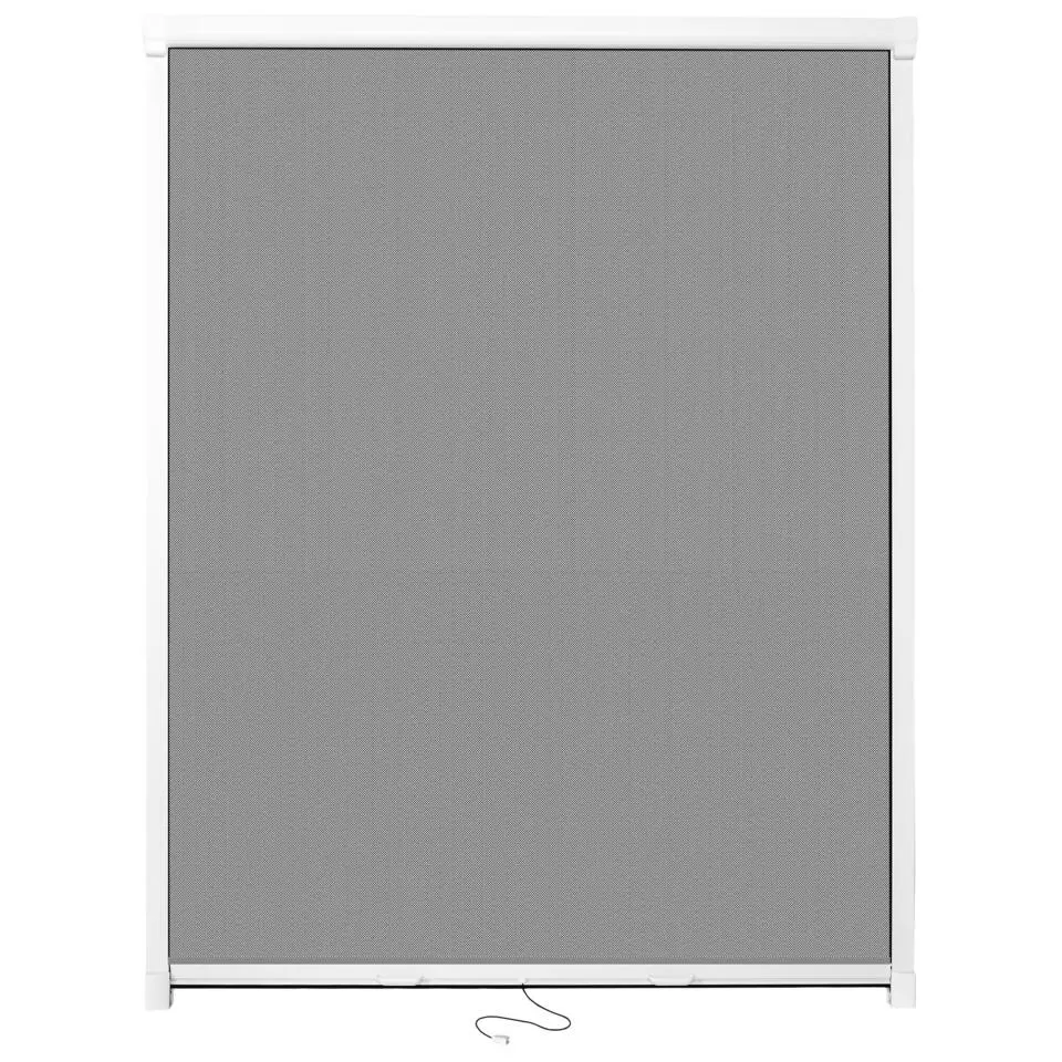 tectake Insectenwerend rolgordijn - 90 x 160 cm - Wit