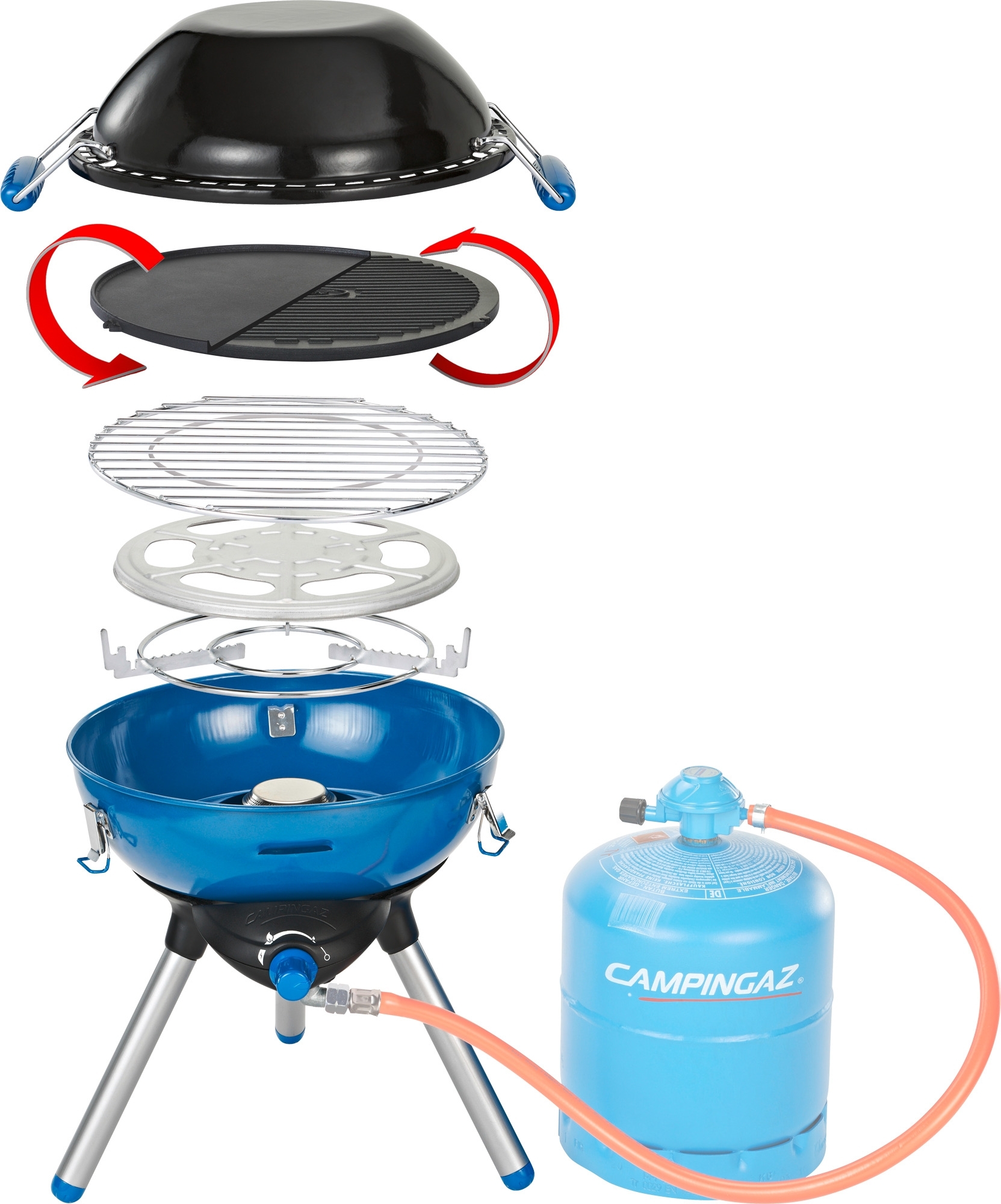 Gasgrill, Party-Grill®400 mit Wok-Funktion, 50mbar