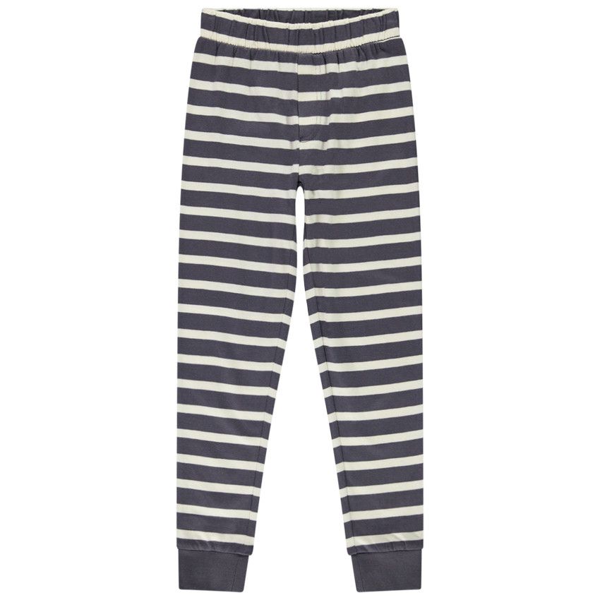 Pyjama 2 pièces à rayures Grosminet Looney Tunes pour garçon - Ecru