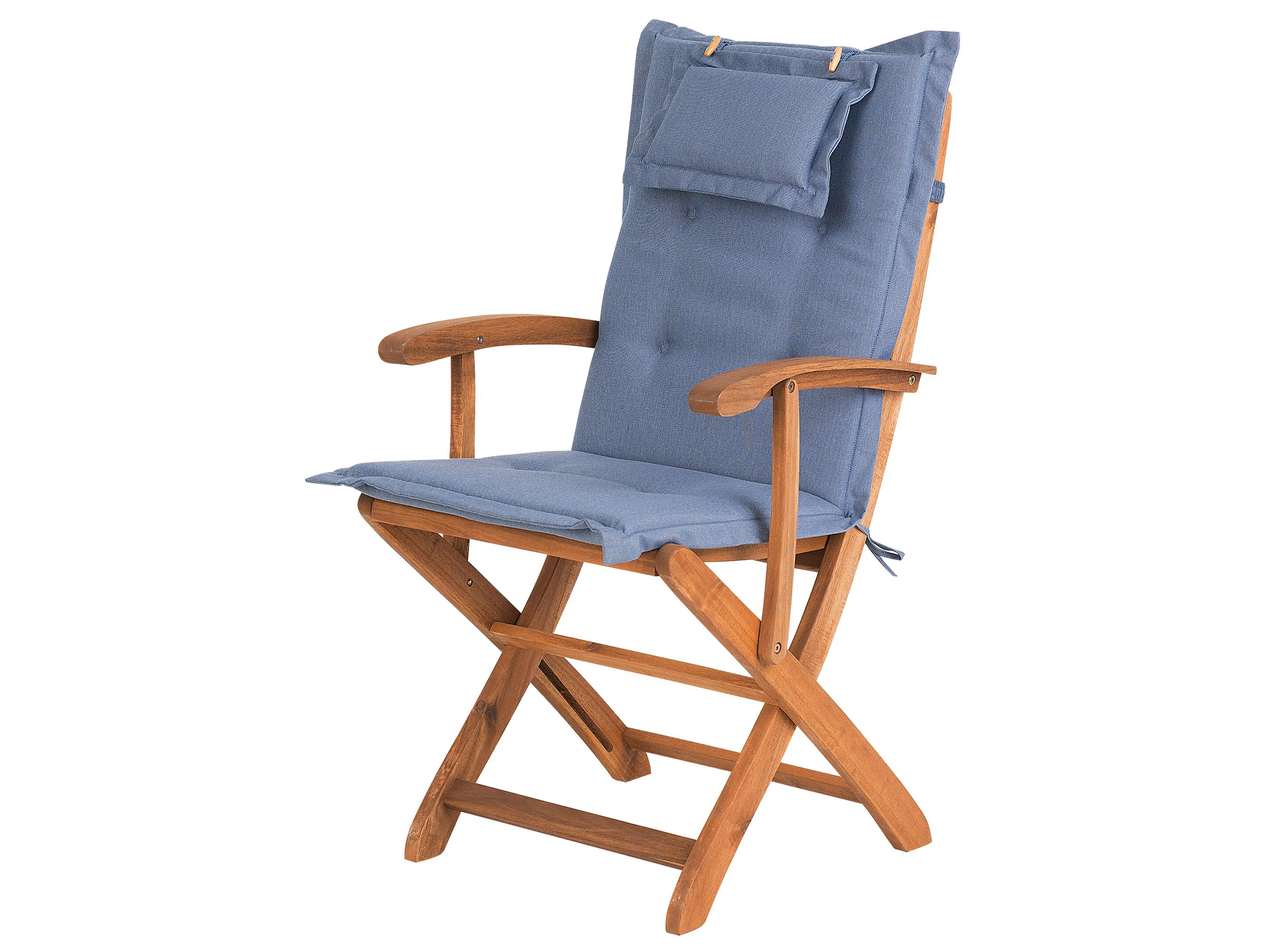 Tuinset 8-zits MAUI met kussens Acaciahout Blauw