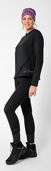 LAMUNT - POLAIRE CLELIA LOGO THERMAL SWEATSHIRT