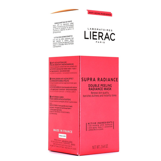 Masque éclat double peeling Supra Radiance Lierac