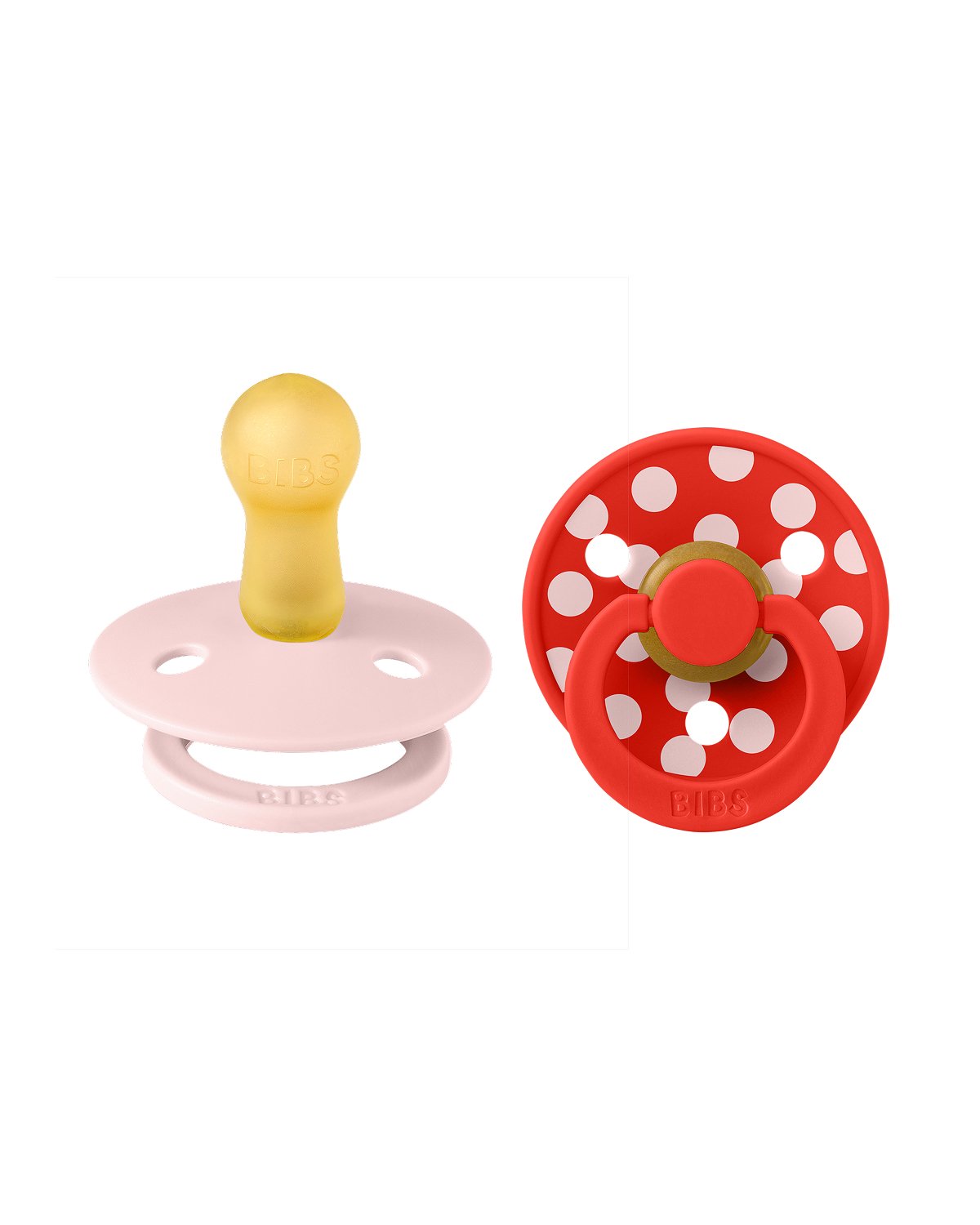 BIBS Smokk 2pk – Rund, Naturgummi