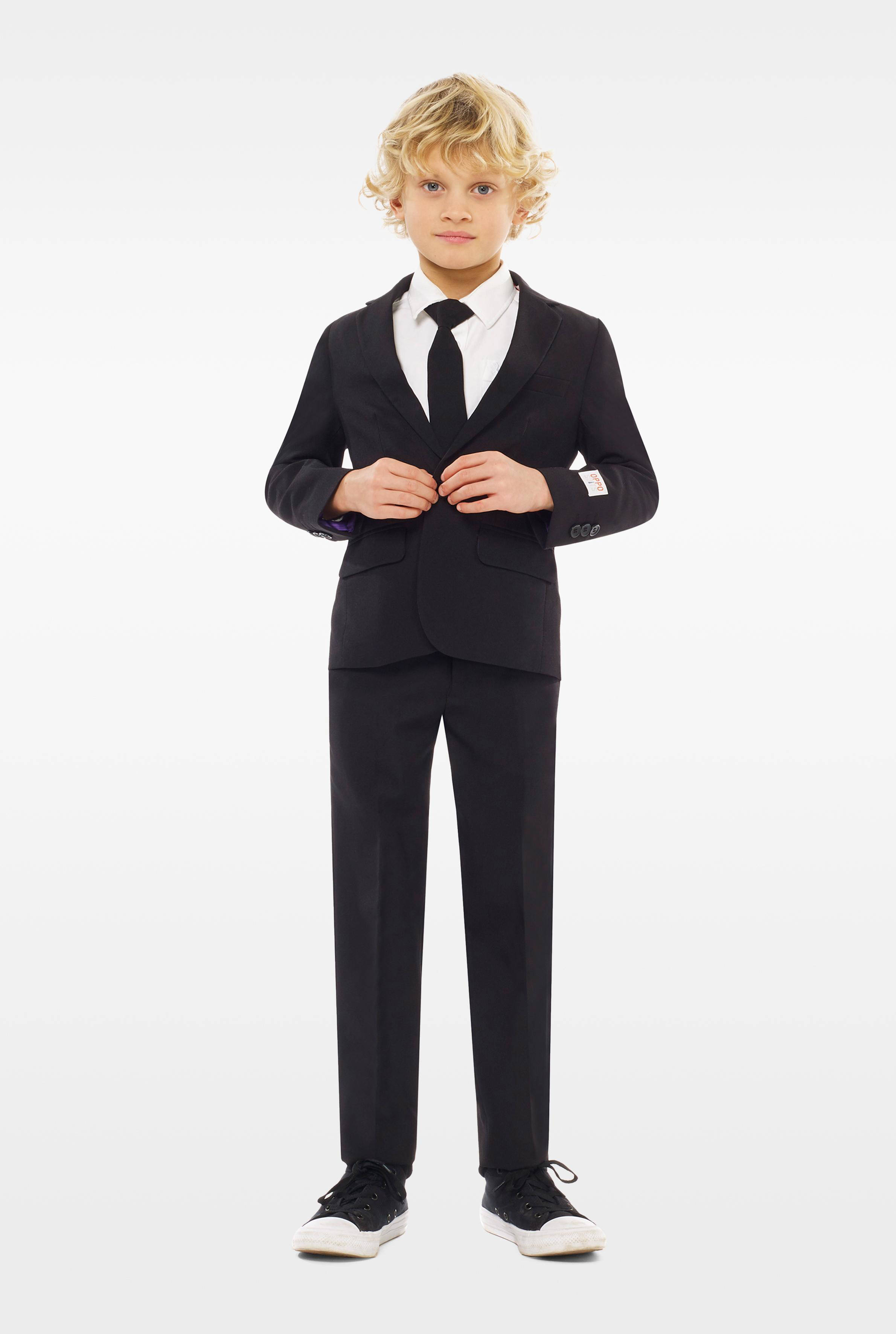 OppoSuits kostuum Black Knight zwart