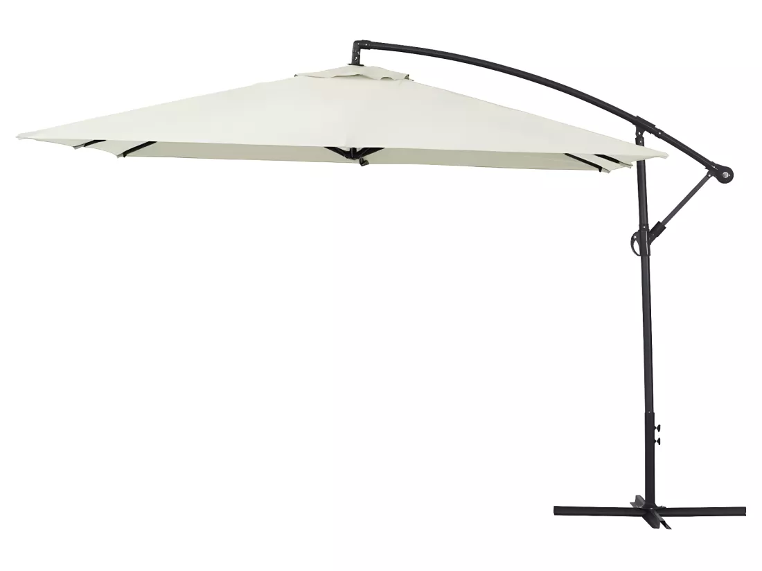 Parasol jardin déporté Alu 
