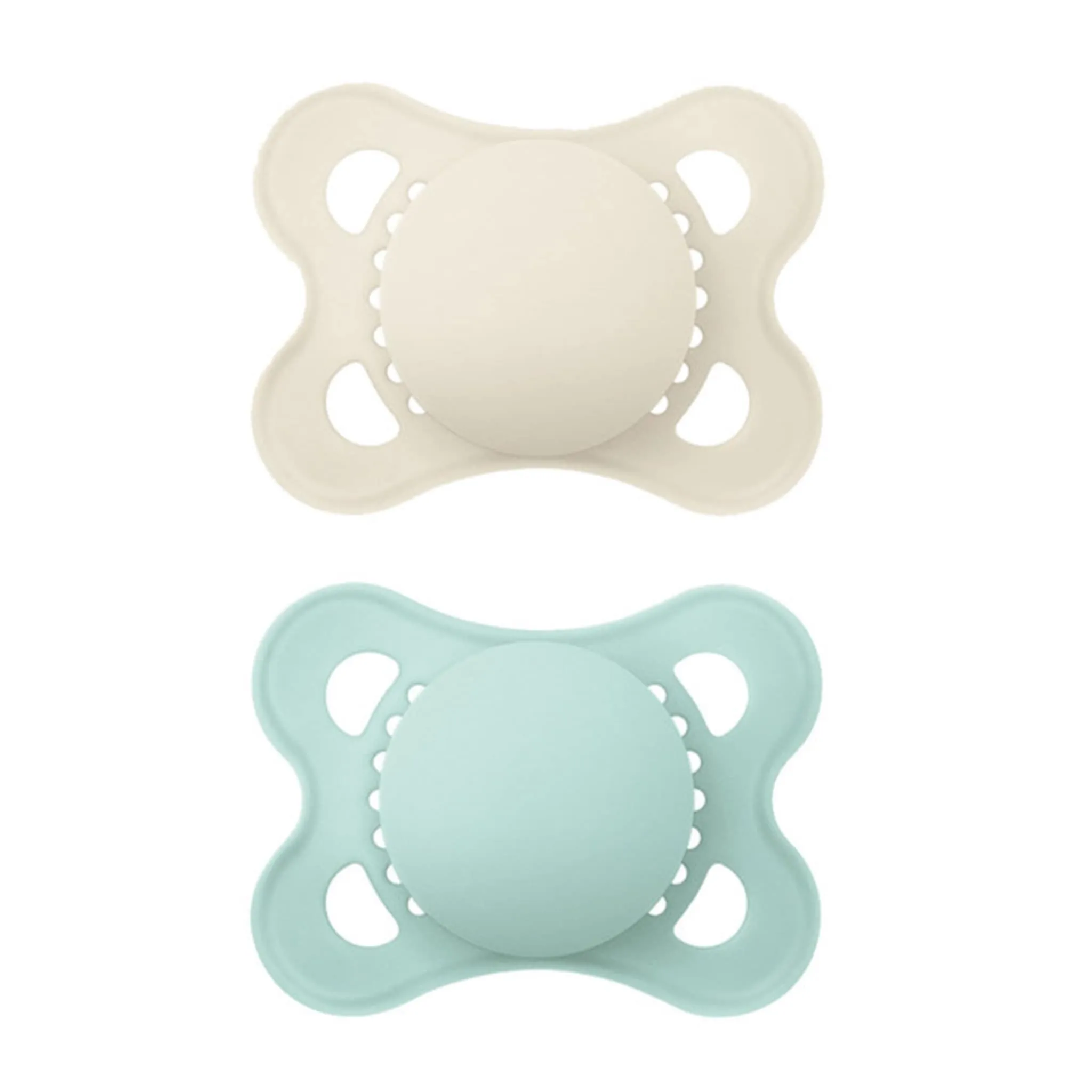 Mam Baby Suce Orthodontique Matte 0-6mois Mam Paquet de 2 - Aqua