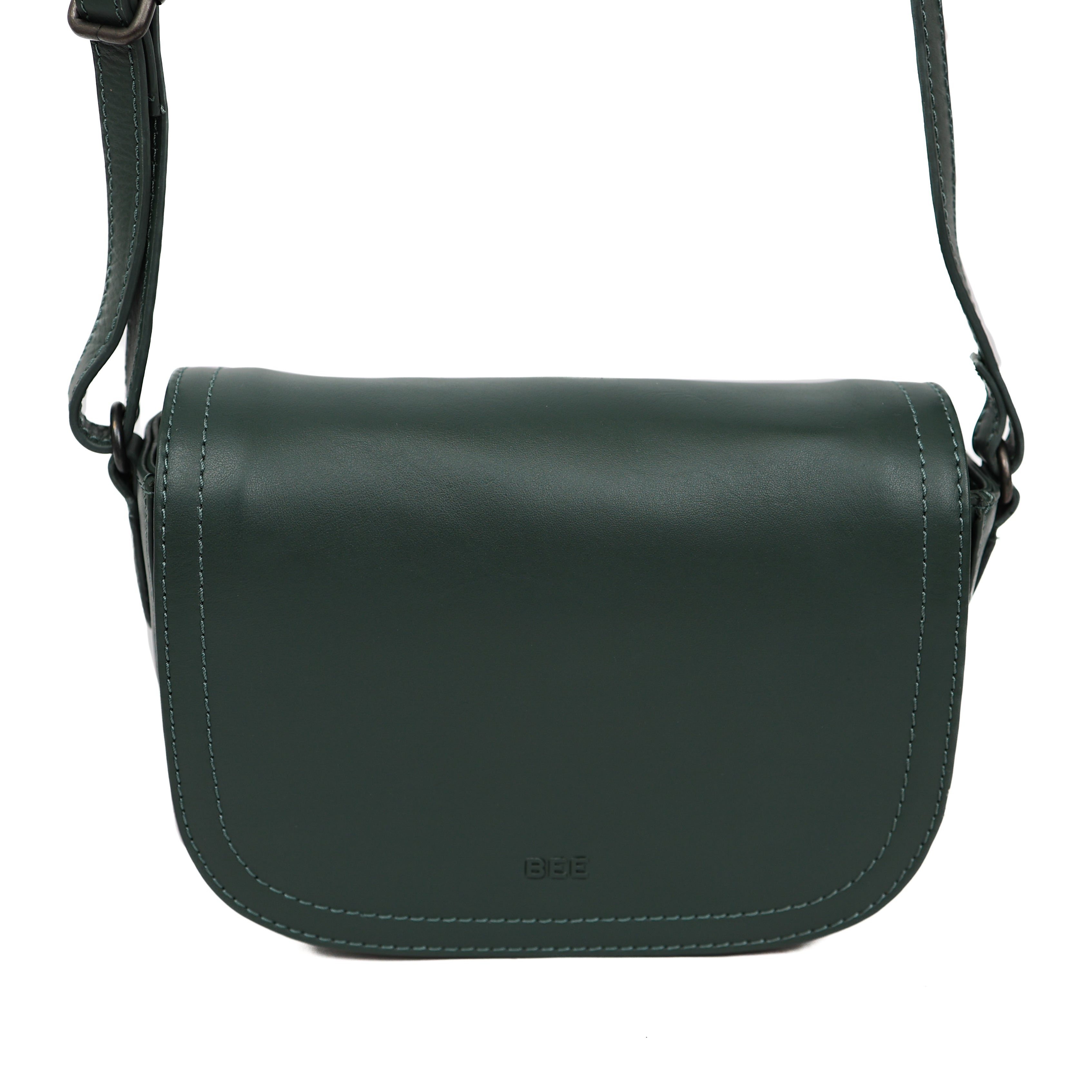 Schoudertasje met flap 'Anastasia' Green Green