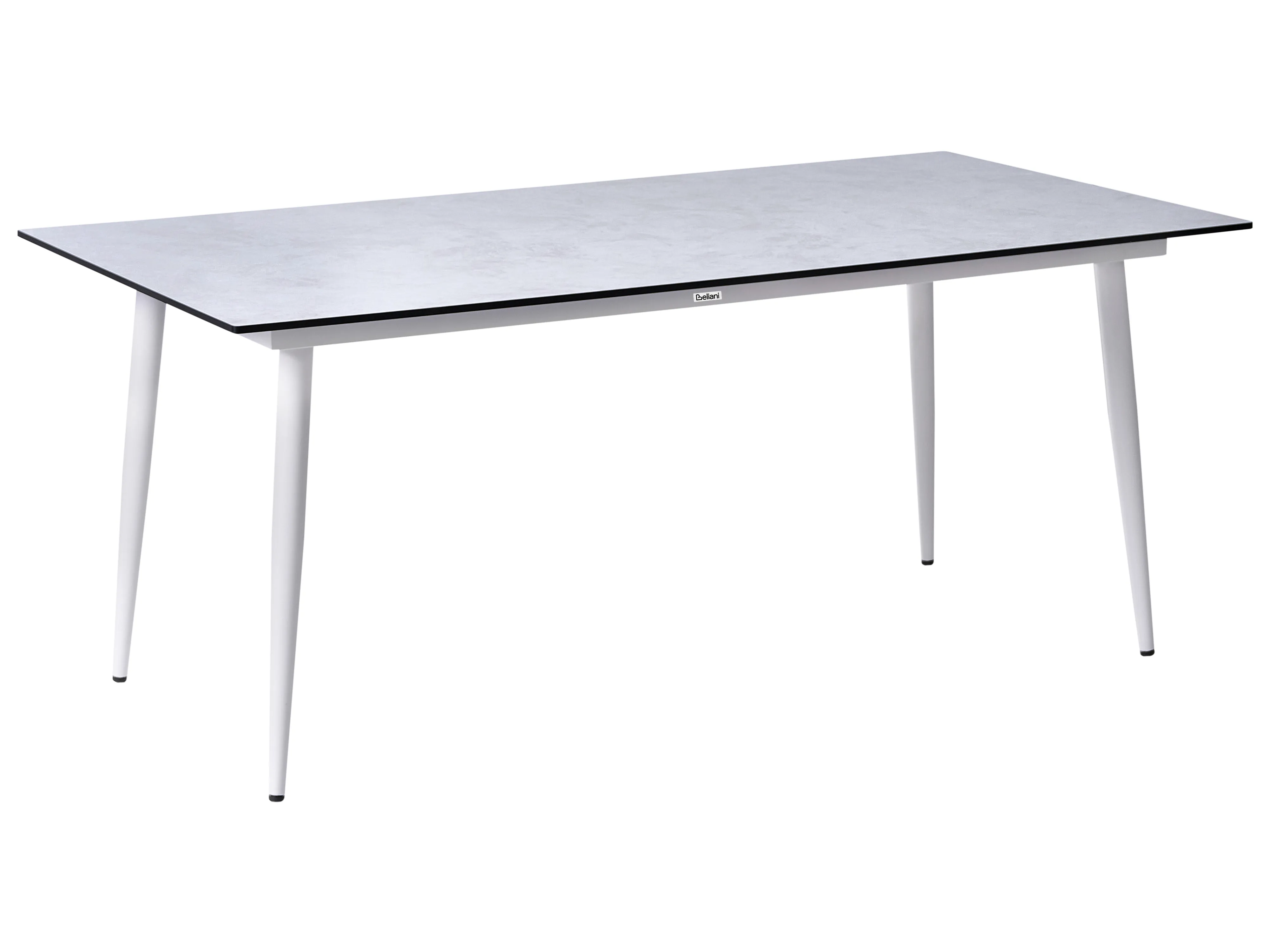 Tuin eettafel TOLENTINO 180 cm 90 cm Steeneffect Lichtgrijs