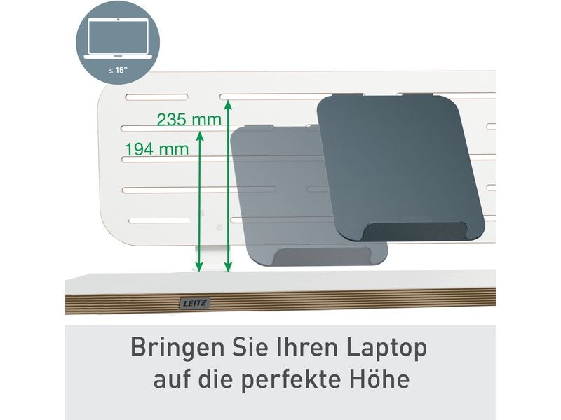 Leitz Ergo Schreibtisch-Organizer Gross, Weiss Schreibtisch-Aufbewahrung
