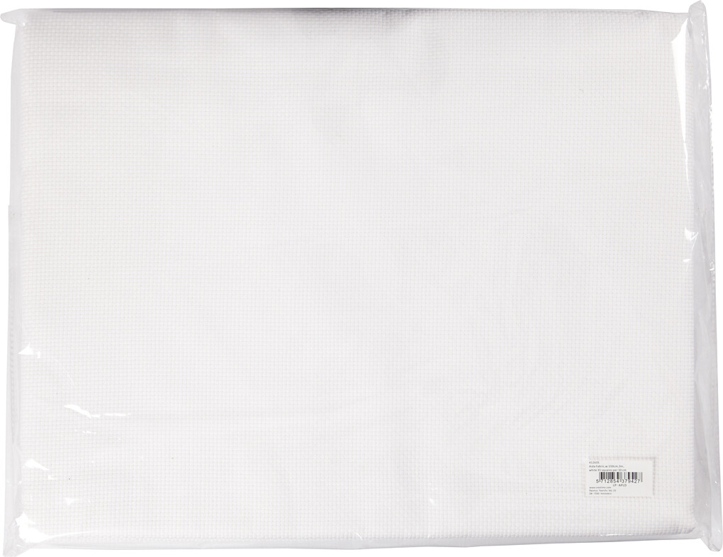 Aidastof - B 150 CM - 35 Tern Pr. 10 CM - Hvid - 3 M/ 1 Stk