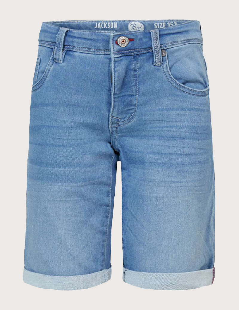 PETROL IND SHORT JOGG JEAN EFFET USÉ