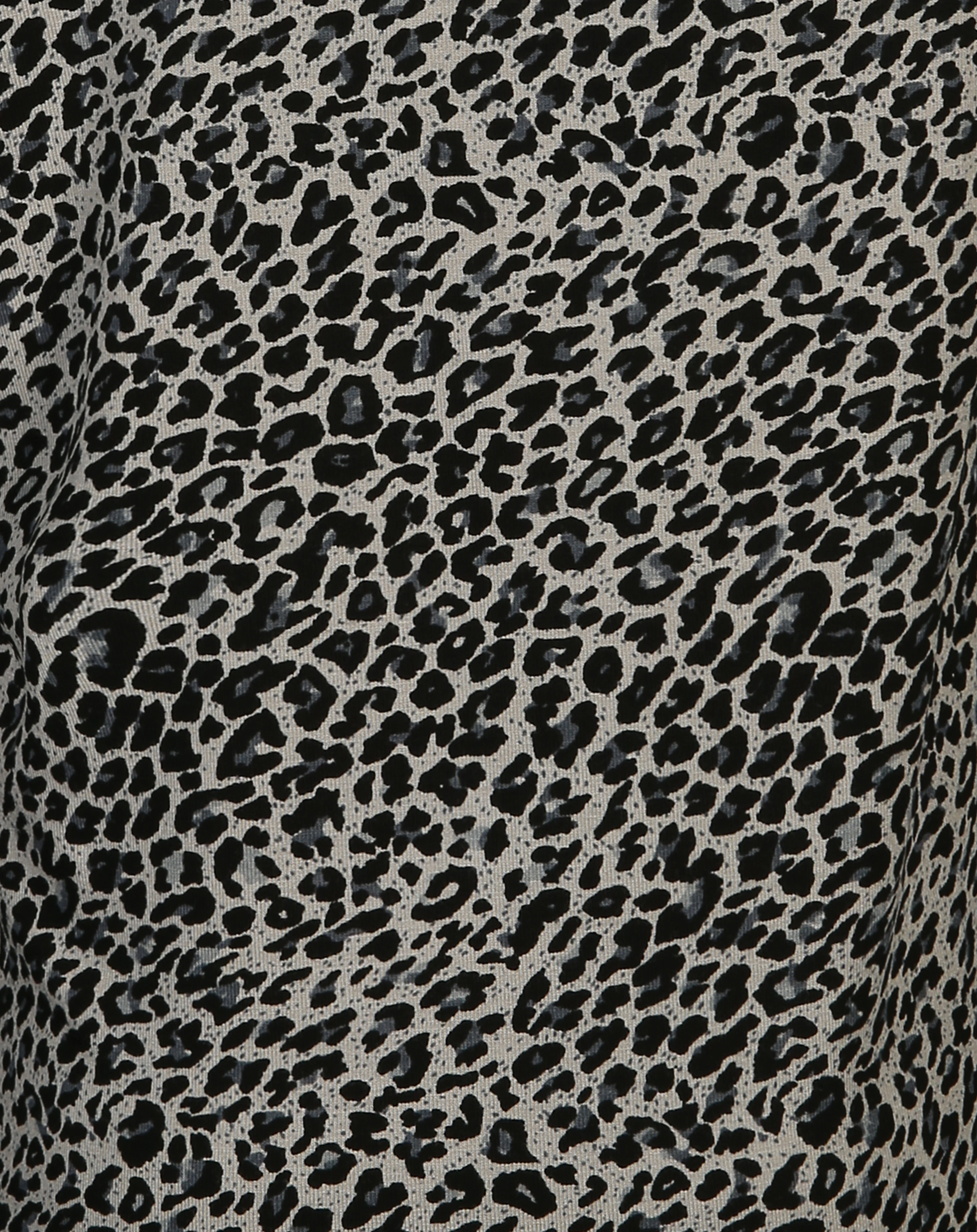 Langarmshirt LEO TEE in grey leo