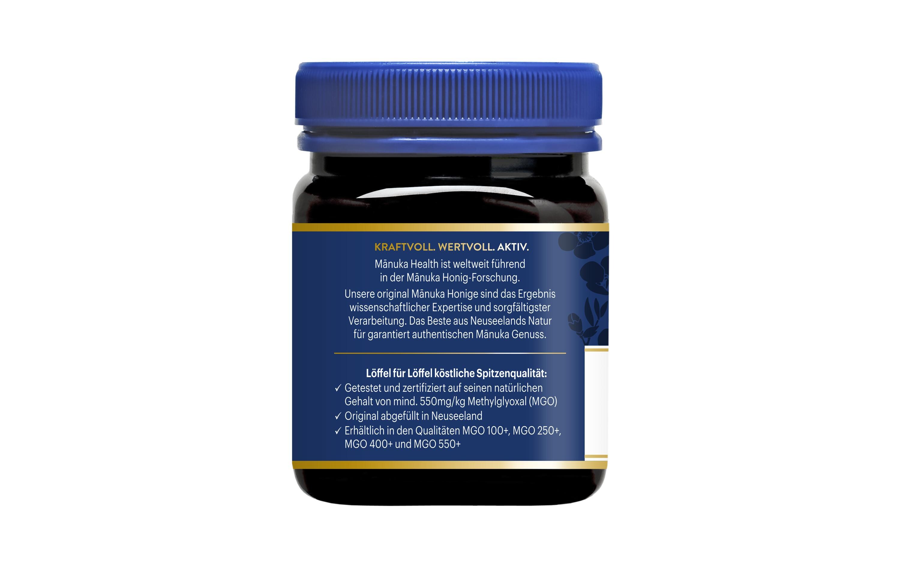 MGO 550+ Manuka-Honig 250 gZertifizierter Honig