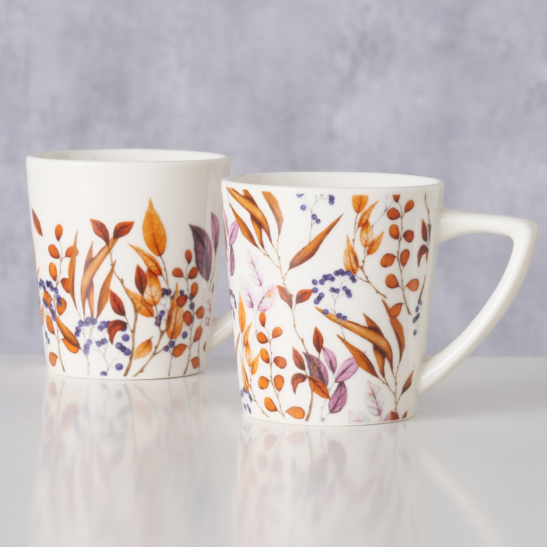 Becher - mehrfarbig - floral - sortiert
