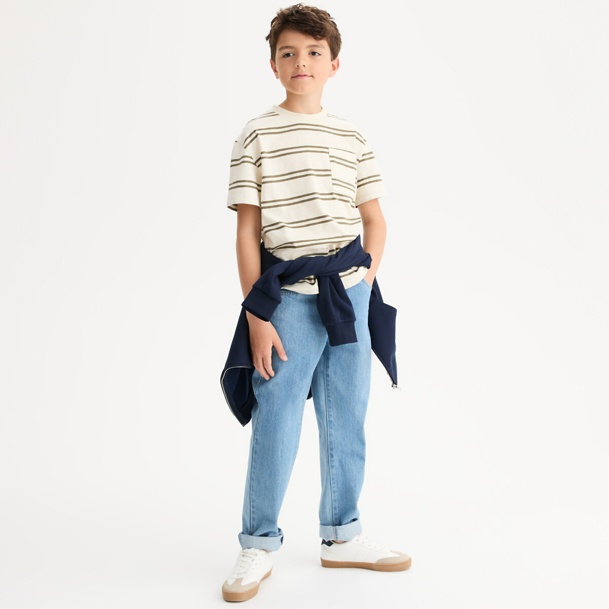 COLEÇÃO LA REDOUTE<br>Camiseta listrada de manga curta