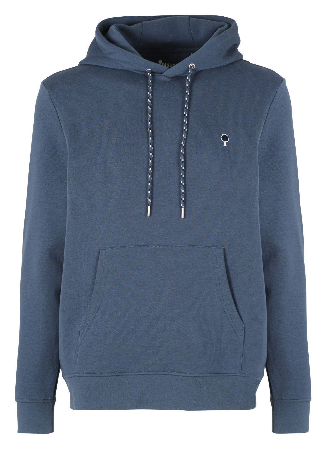 DIRAC - Sweat à capuche regular-fit en coton mélangé | Bleu