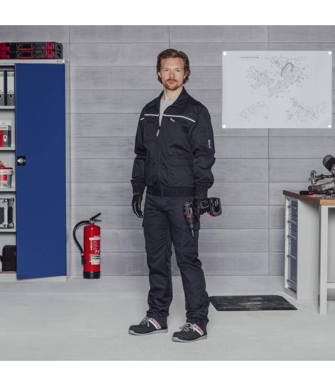 Blouson de travail Classic Würth MODYF marine