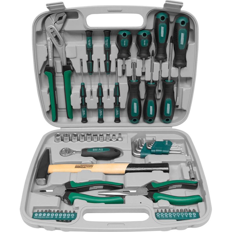 Coffret multi-outils BRÜDER MANNESMANN - 57 pièces