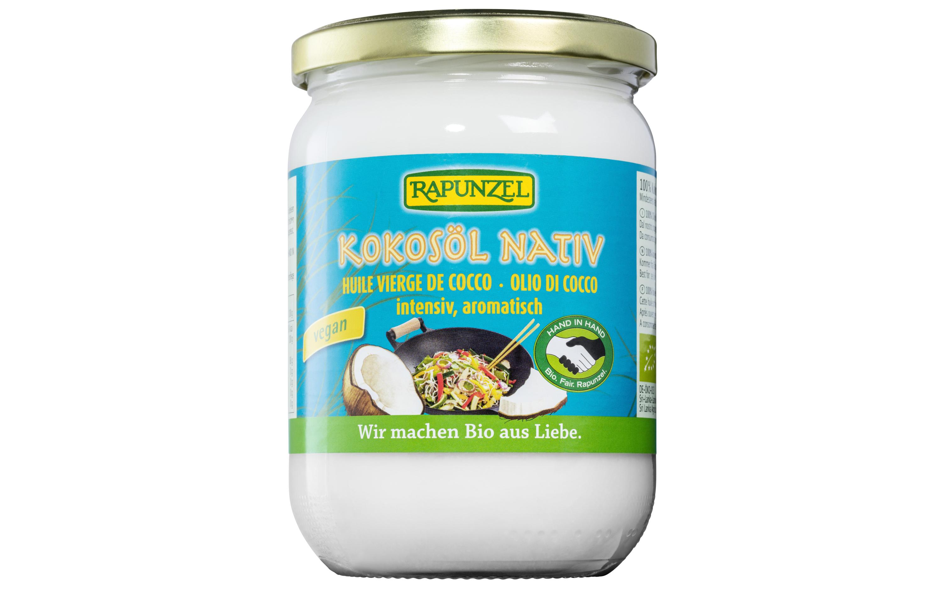 Bio Kokosöl nativ 400 gReines und naturbelassenes Kokosnussöl