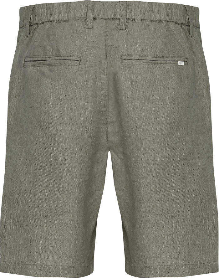 Casual Friday CFPANDRUP 100% linen shorts Agave green