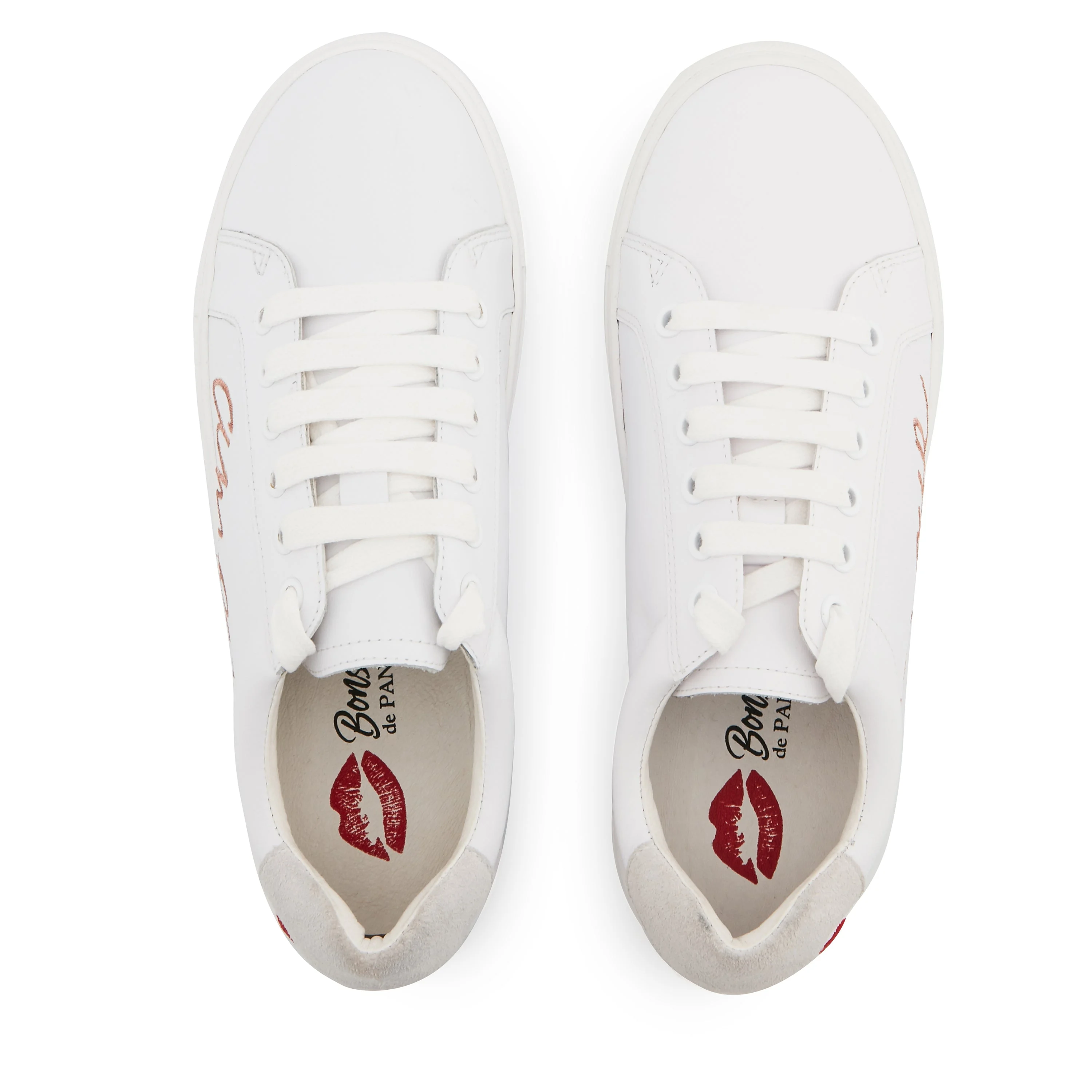 SIMONE AMOUR - Sneakers en cuir | Blanc