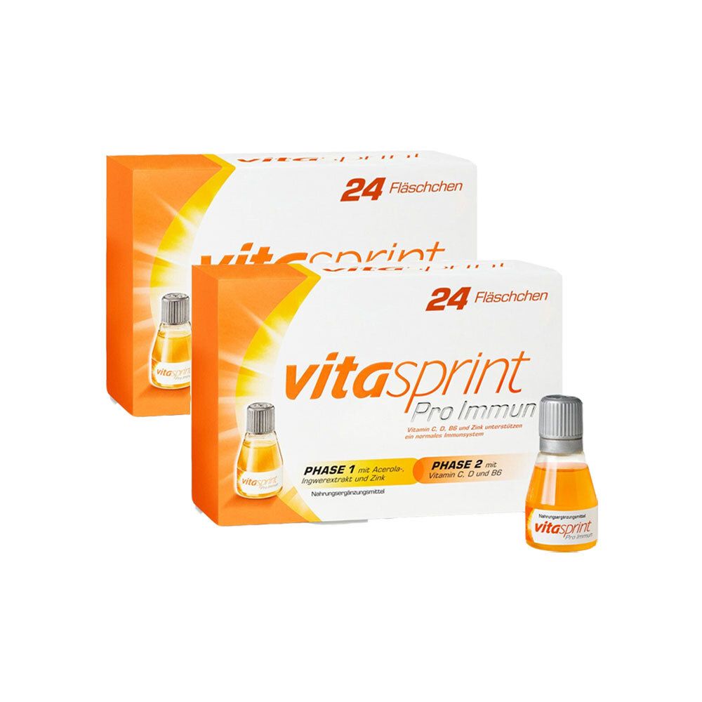 Vitasprint Pro Immun, Nahrungsergänzungsmittel mit Vitamin D, Vitamin C, 24 St.