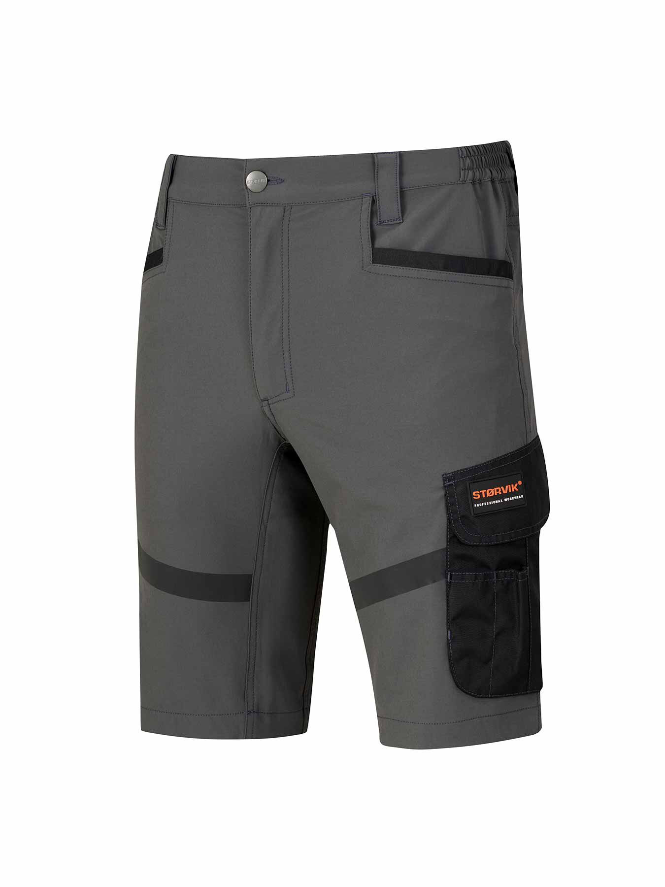Störvik Stijn - Korte werkbroek - Antraciet - 3XL