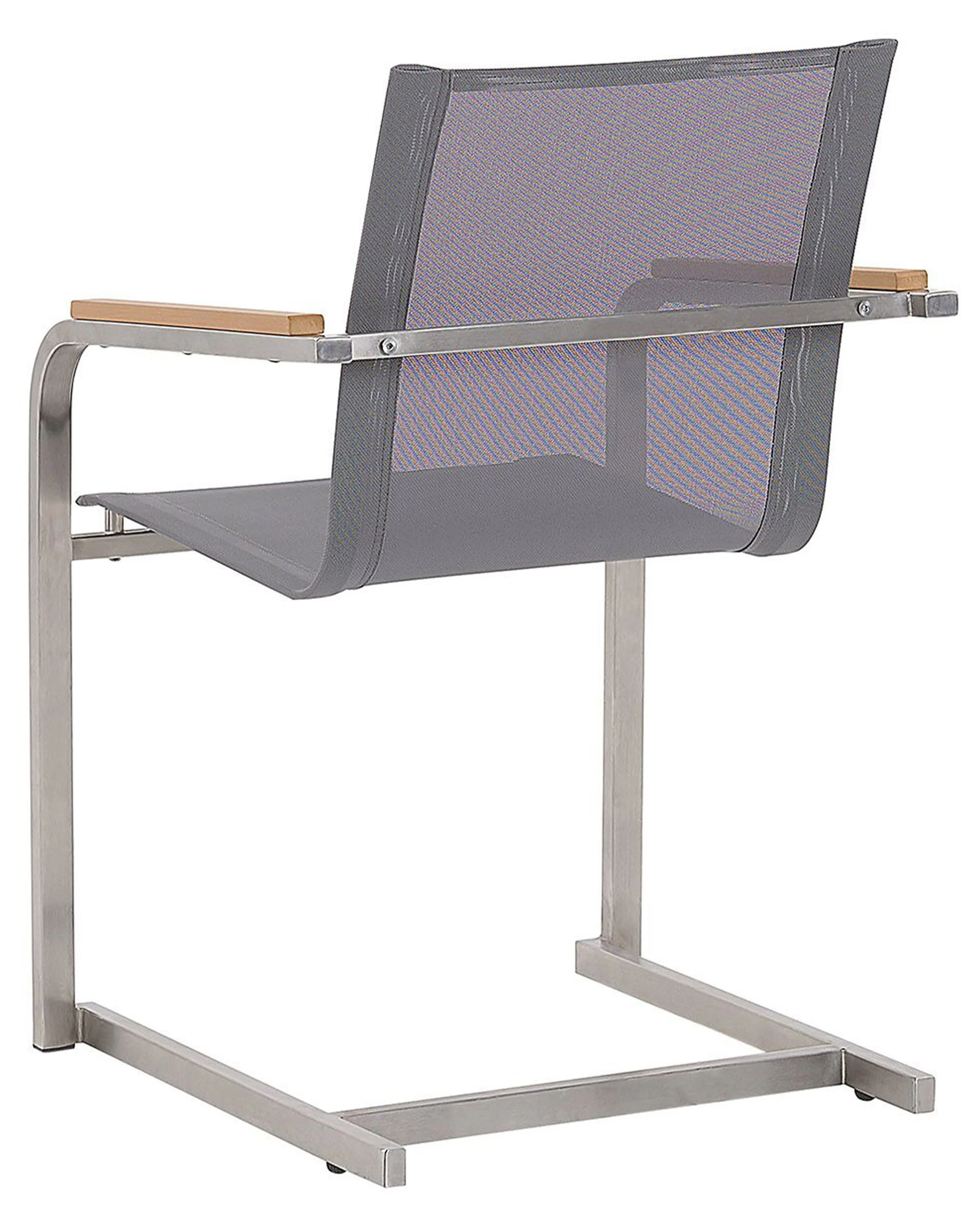 Set van 6 tuinstoelen COSOLETO Roestvrij staal Grijs