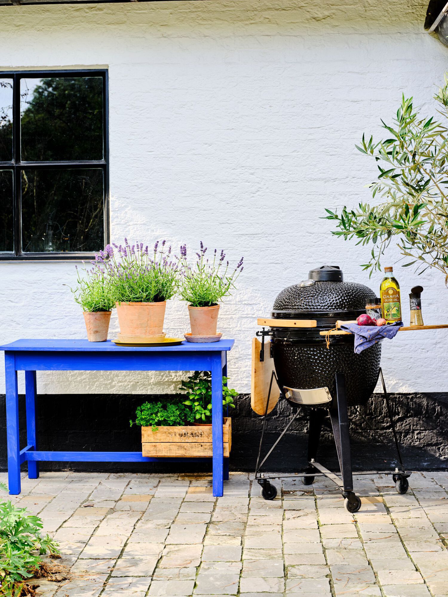 Intratuin kamado barbecue Urban Chef Large zwart D 59 H 133 cm