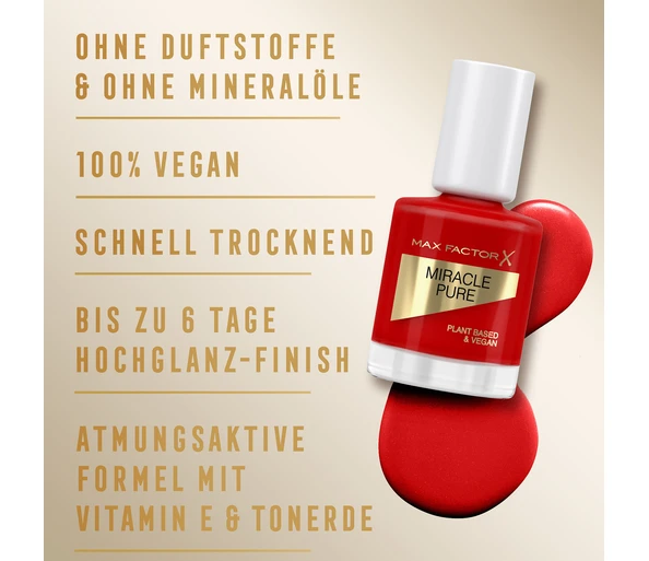 Max Factor MIRACLE Pure NailScarlet Poppy