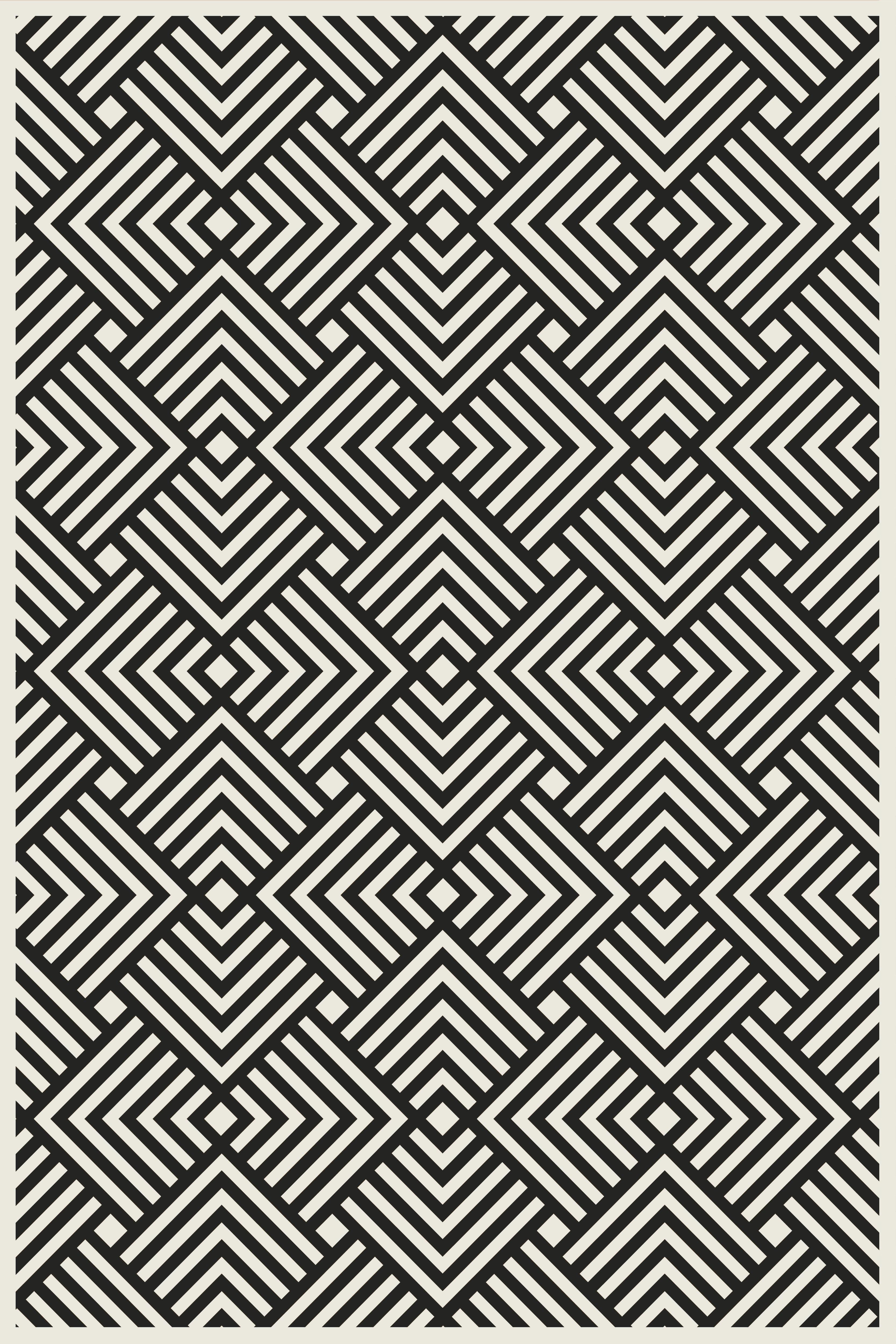 TAPIS 100X150CM ARAGON NOIR