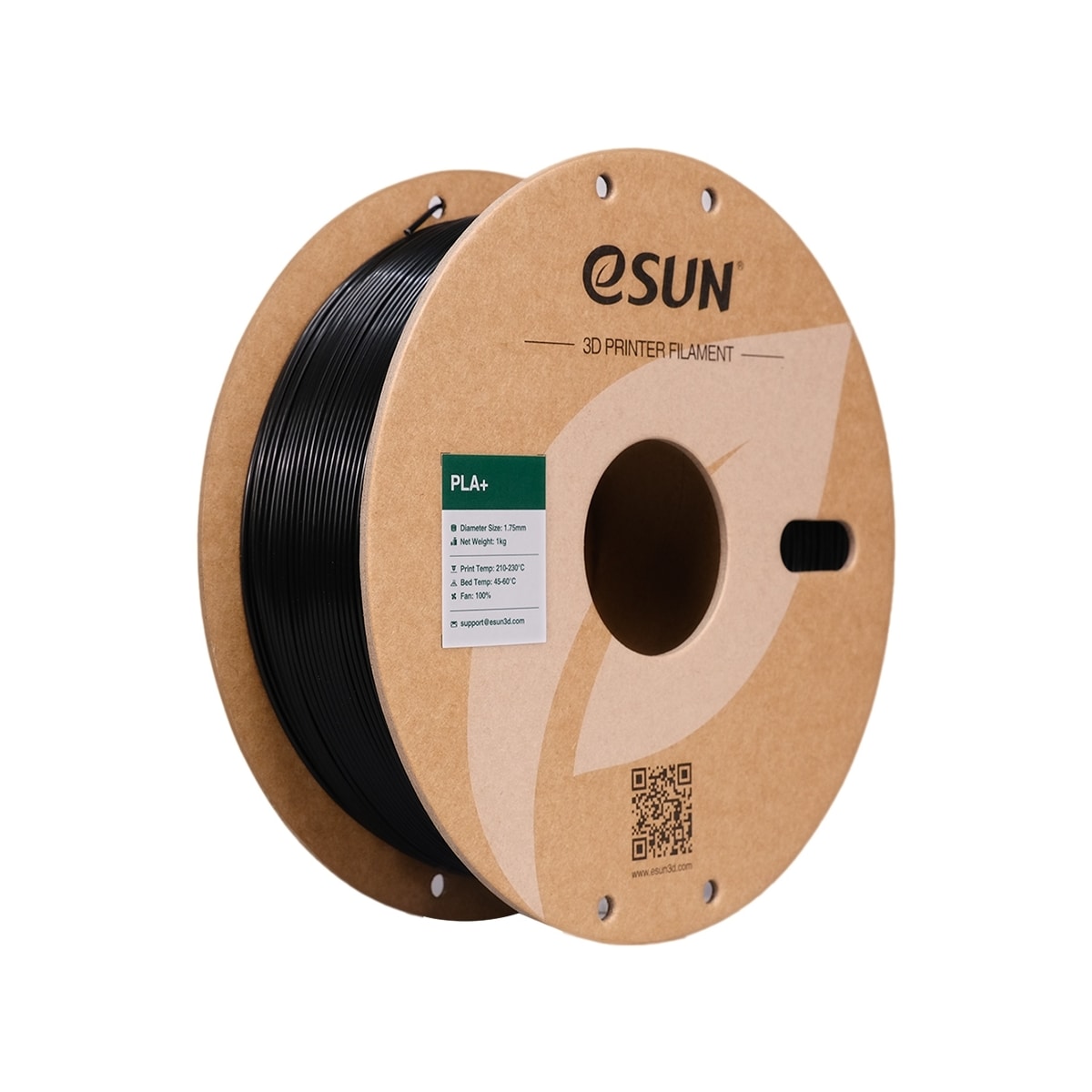 eSUN PLA+ 1.75mm 1kg - Black
