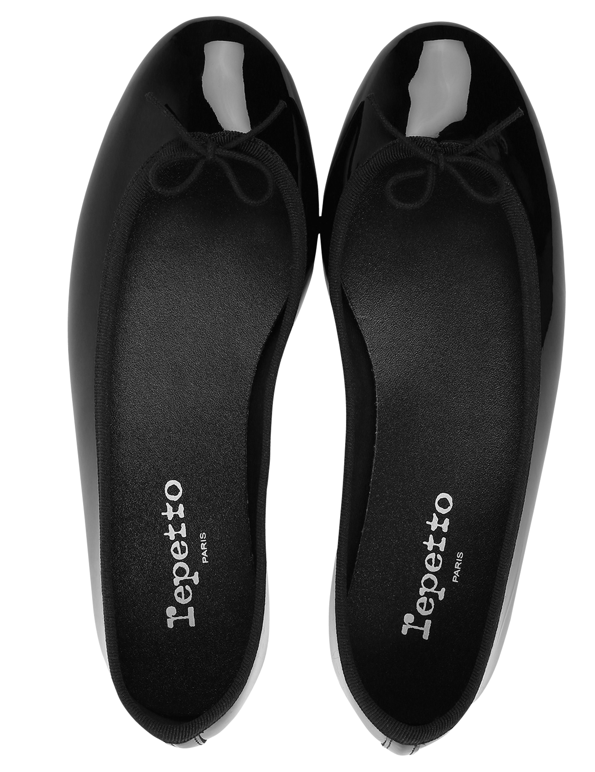 CENDRILLON - Ballerines en cuir vernis | Noir