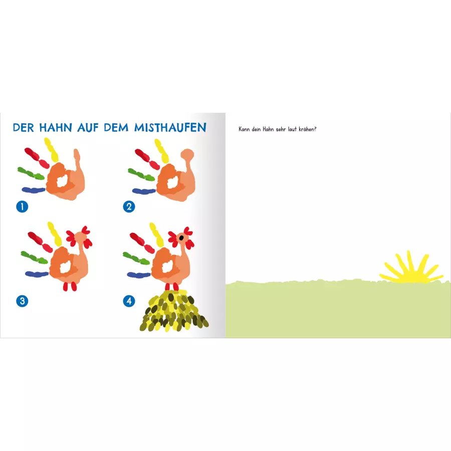 arsEdition Mein allererstes Fingermalbuch – Lustige Tiere