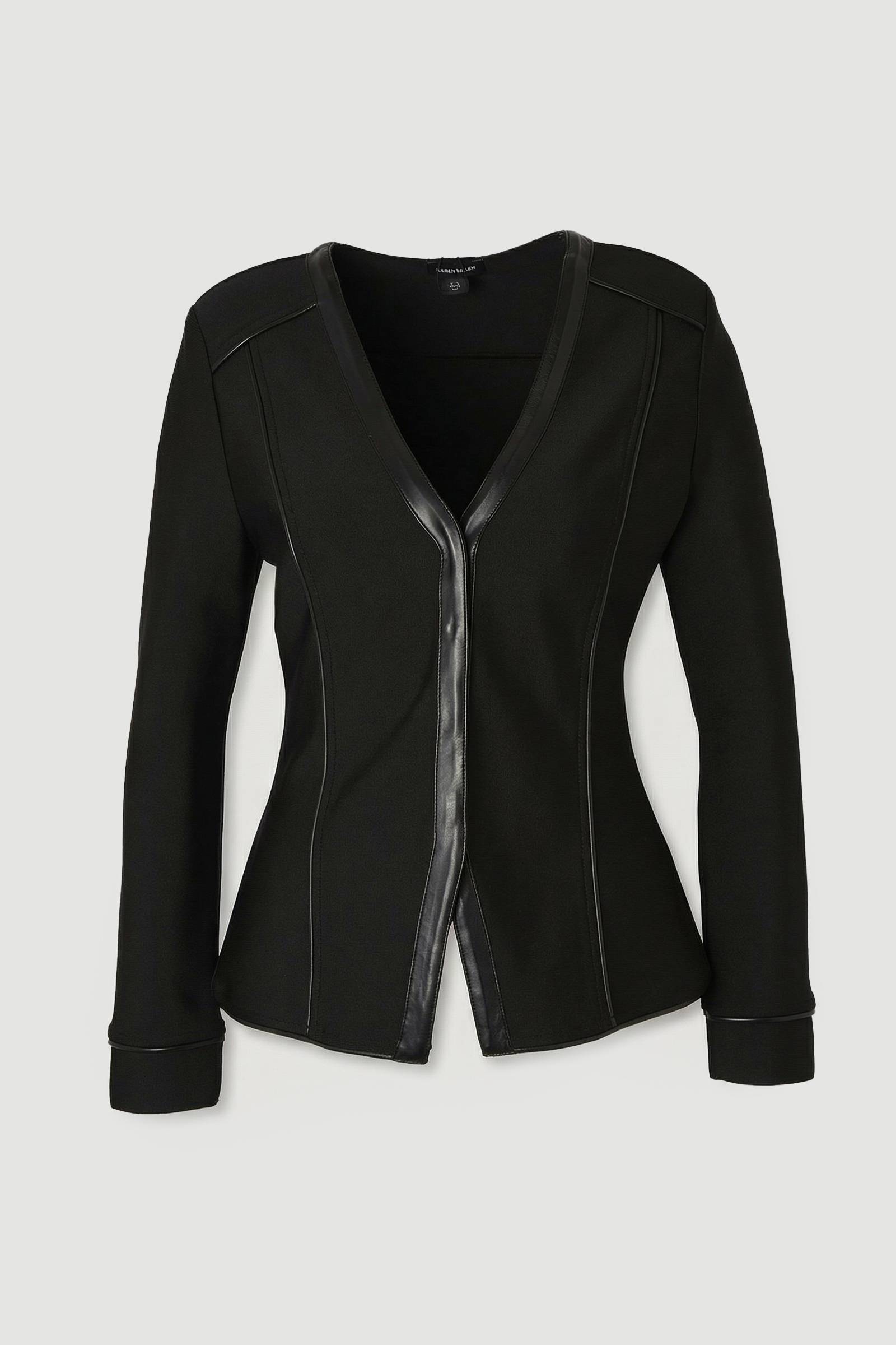 KarenMillen Haut Petite à Col V avec Détails Bandage en SYNTHÉTIQUE