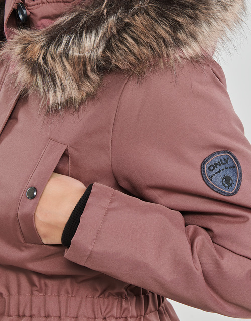 Only - ONLIRIS FUR WINTER PARKA CC OTW - Vieux rose