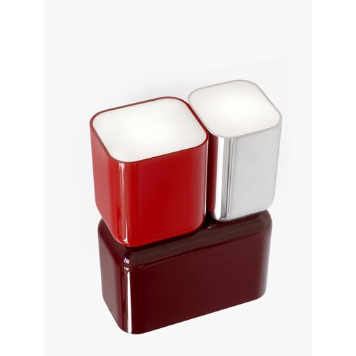 &Tradition LN10 Tabata Væglampe, Dark Burgundy & Vermilion Red