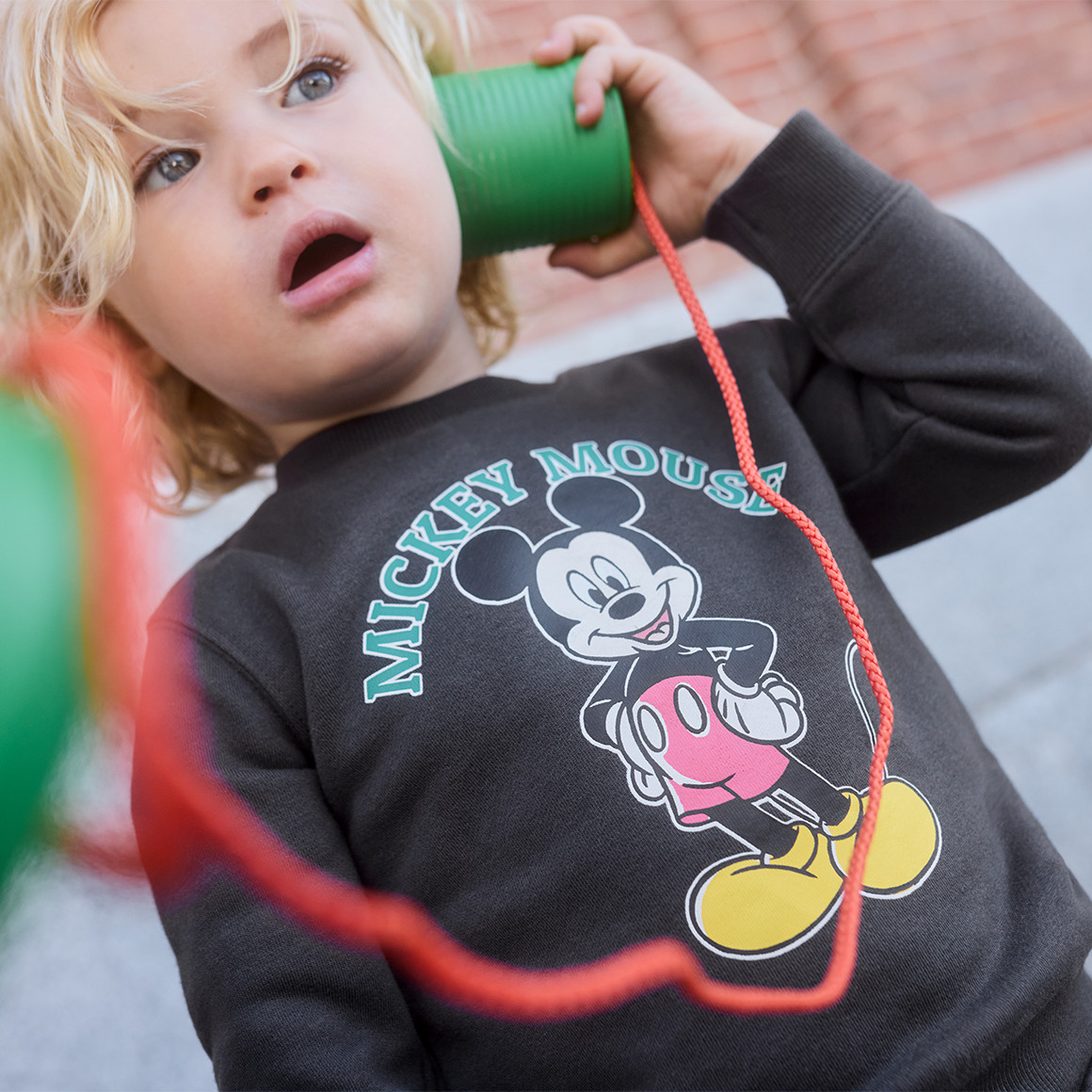 Topolino Micky Maus Sweatshirt und Jogginghose im Set dunkelgrau