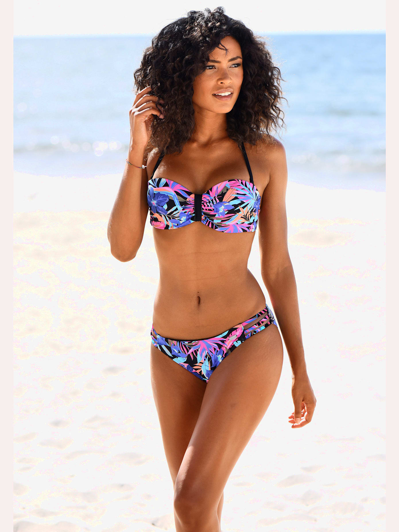 Haut de maillot de bain bandeau bonnets rembourrés