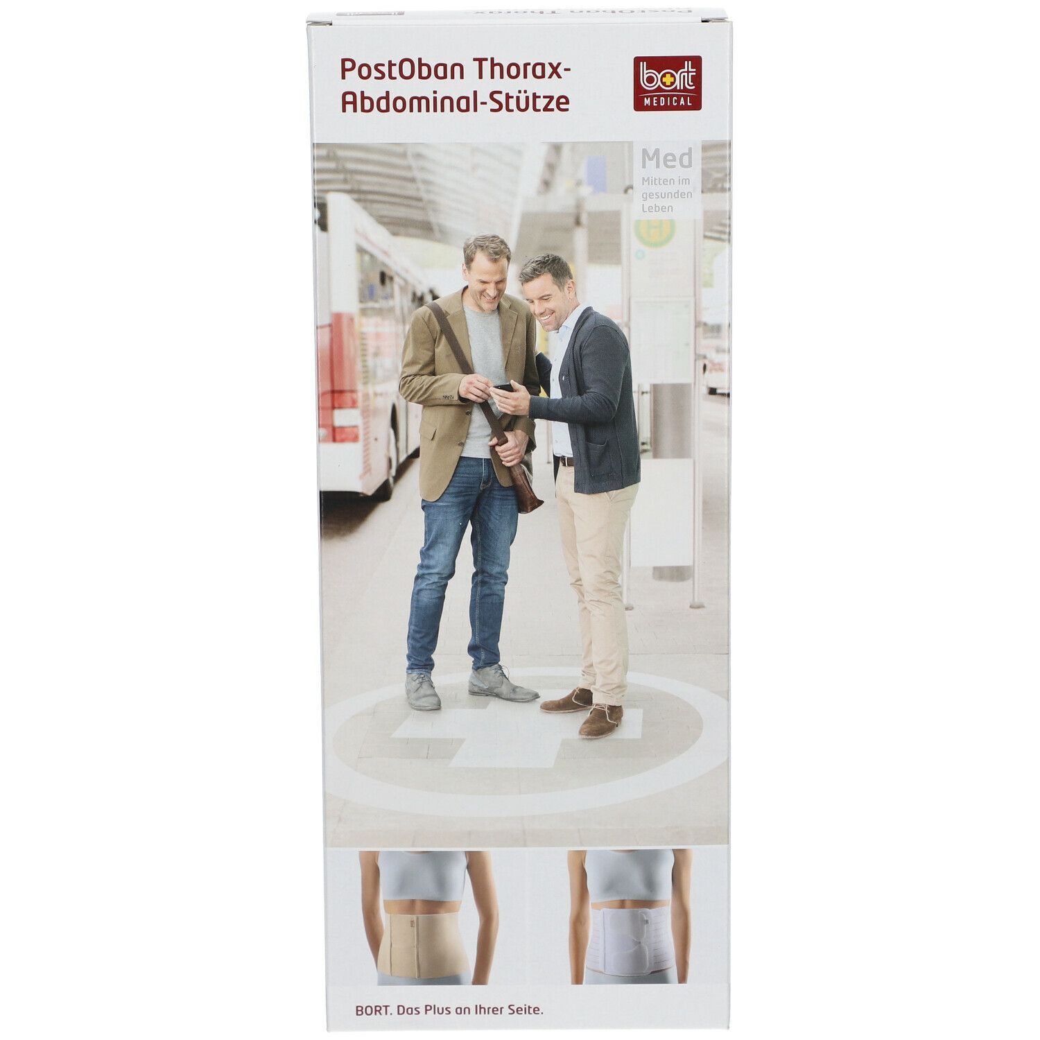 BORT PostOban® Thorax-Abdominal-Stütze Gr. 3 21 cm weiß