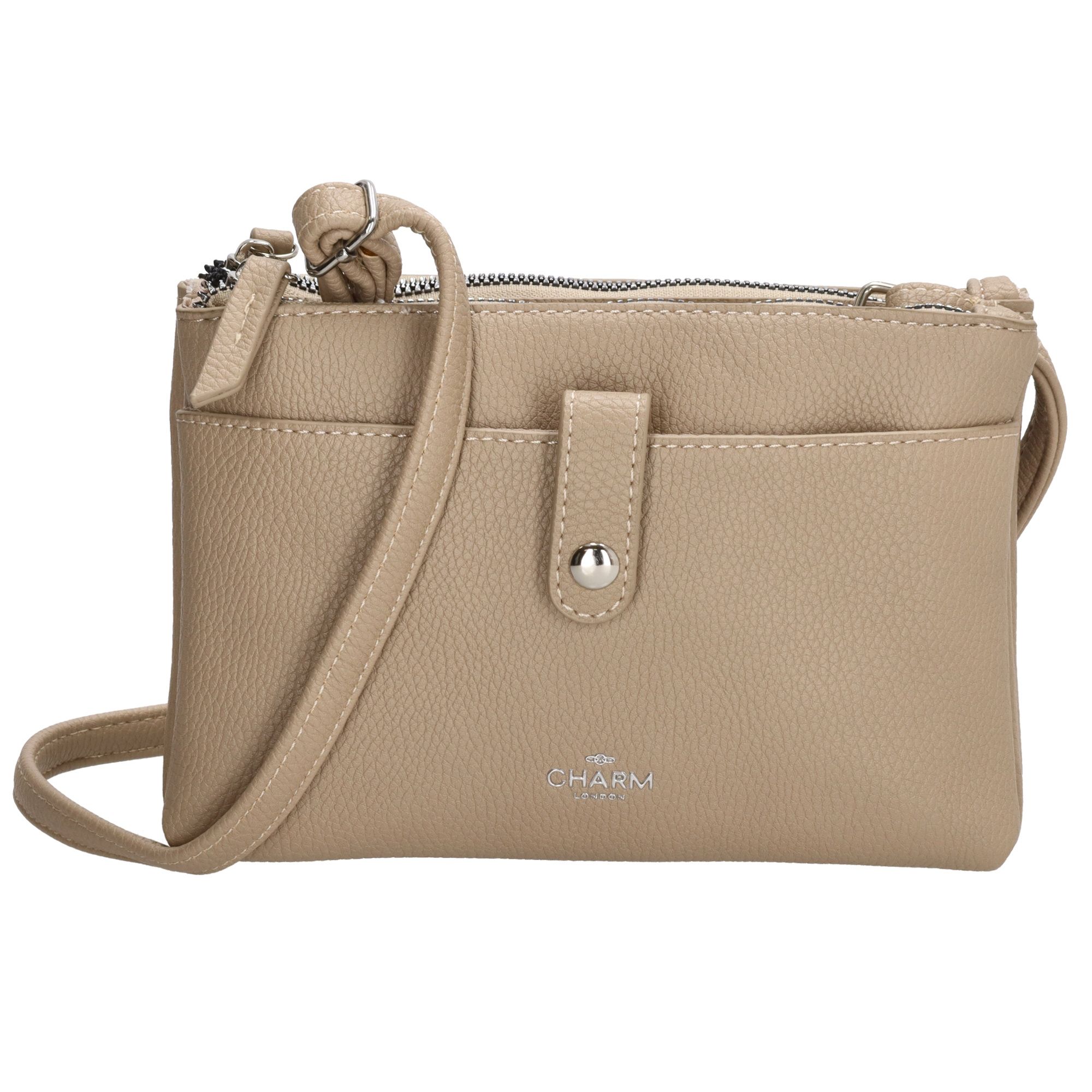 Charm London Stratford Schoudertasje Taupe