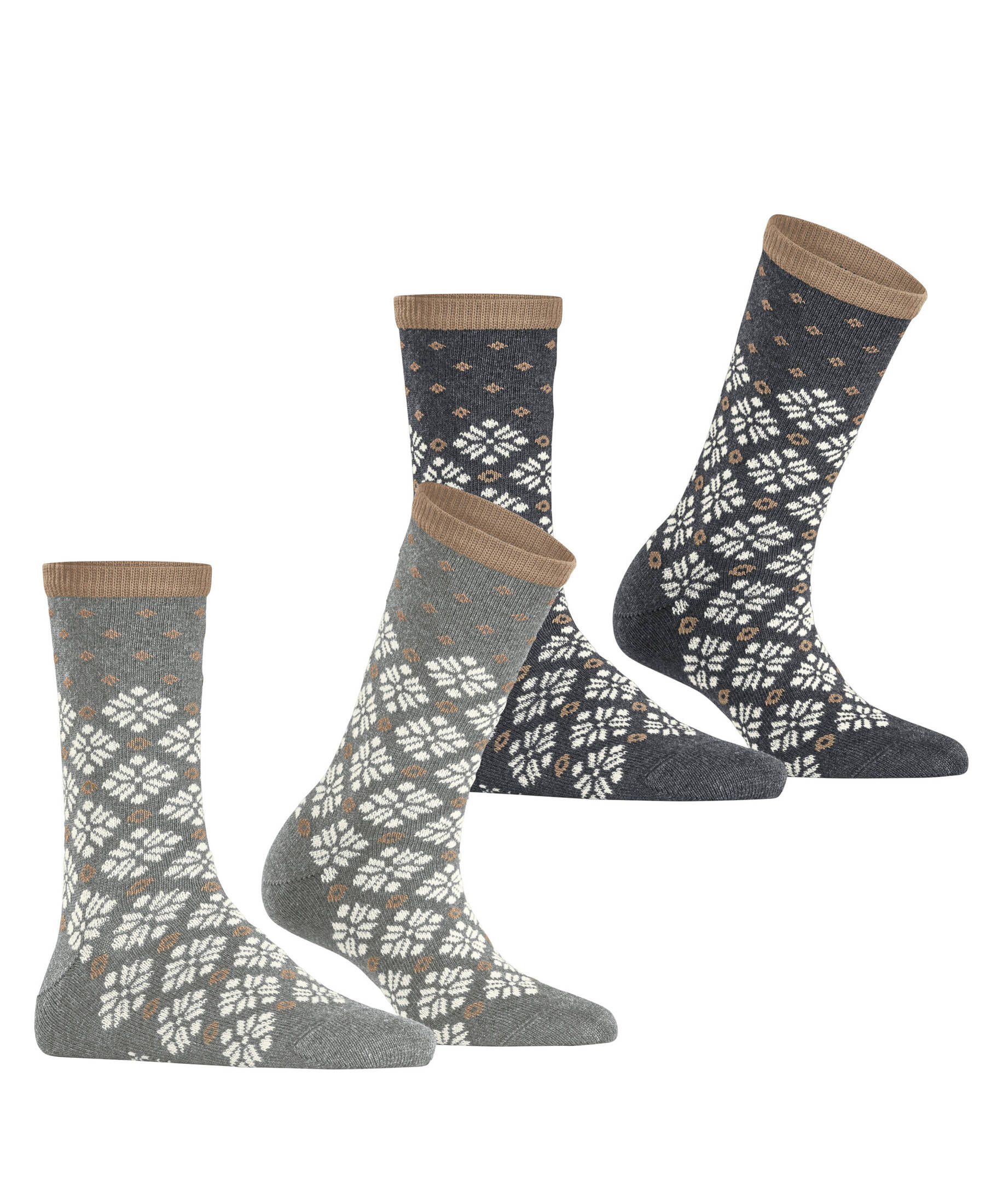 Esprit| Damen Socken Norwegian SO 2P