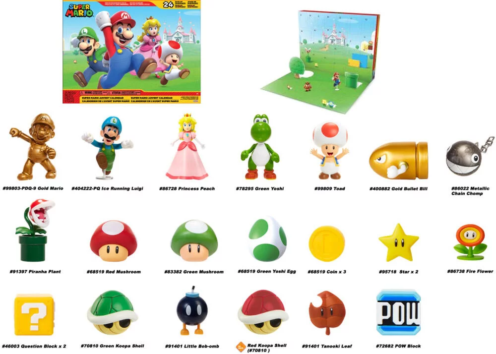 SUPER MARIO - CALENDRIER DE L'AVENT