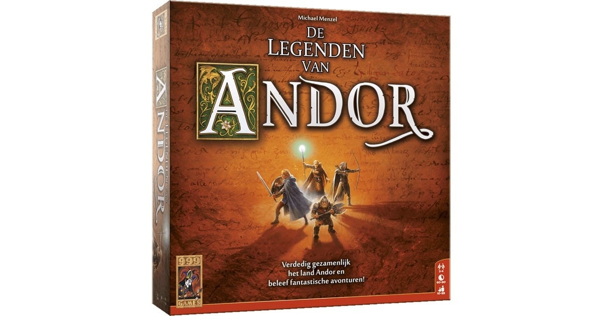999 GamesDe Legenden van Andor Bordspel  (Nederlands, 2 - 4 spelers, 60 - 90 minuten, Vanaf 10 jaar)