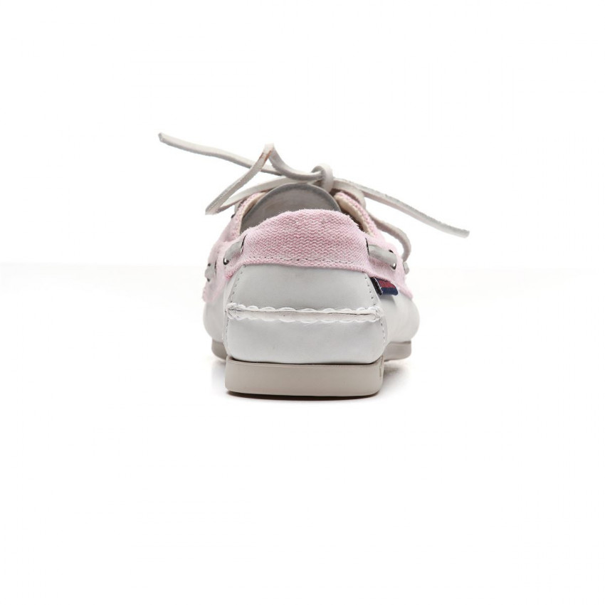 DOCKSIDES JACQUELINE NUBUCK PANAMA White PinkWhite